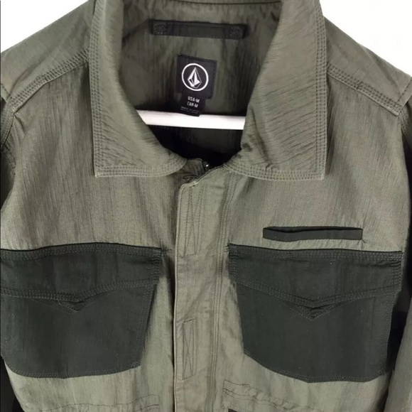 Volcom Blaston Canvas Military Full Zip Street Casual Jacket- *RETAIL: $104.95* - Picture 10 of 10